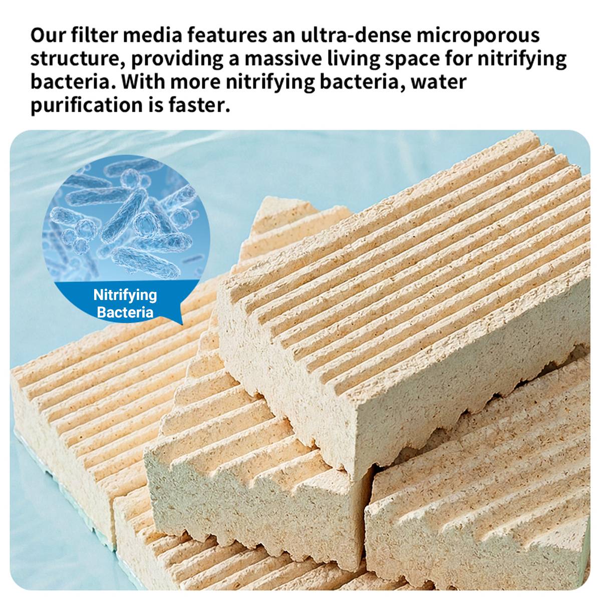 Bacteria House Filter Media 5PCS - Aquarium Bio-Ceramic Rings