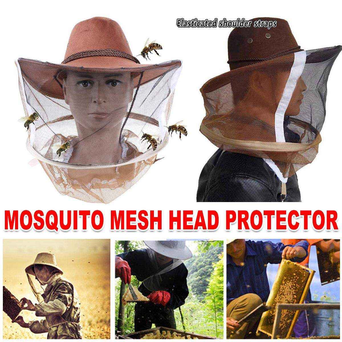 Beekeeping Hat with Protective Veil Breathable Insect Protection for Outdoors