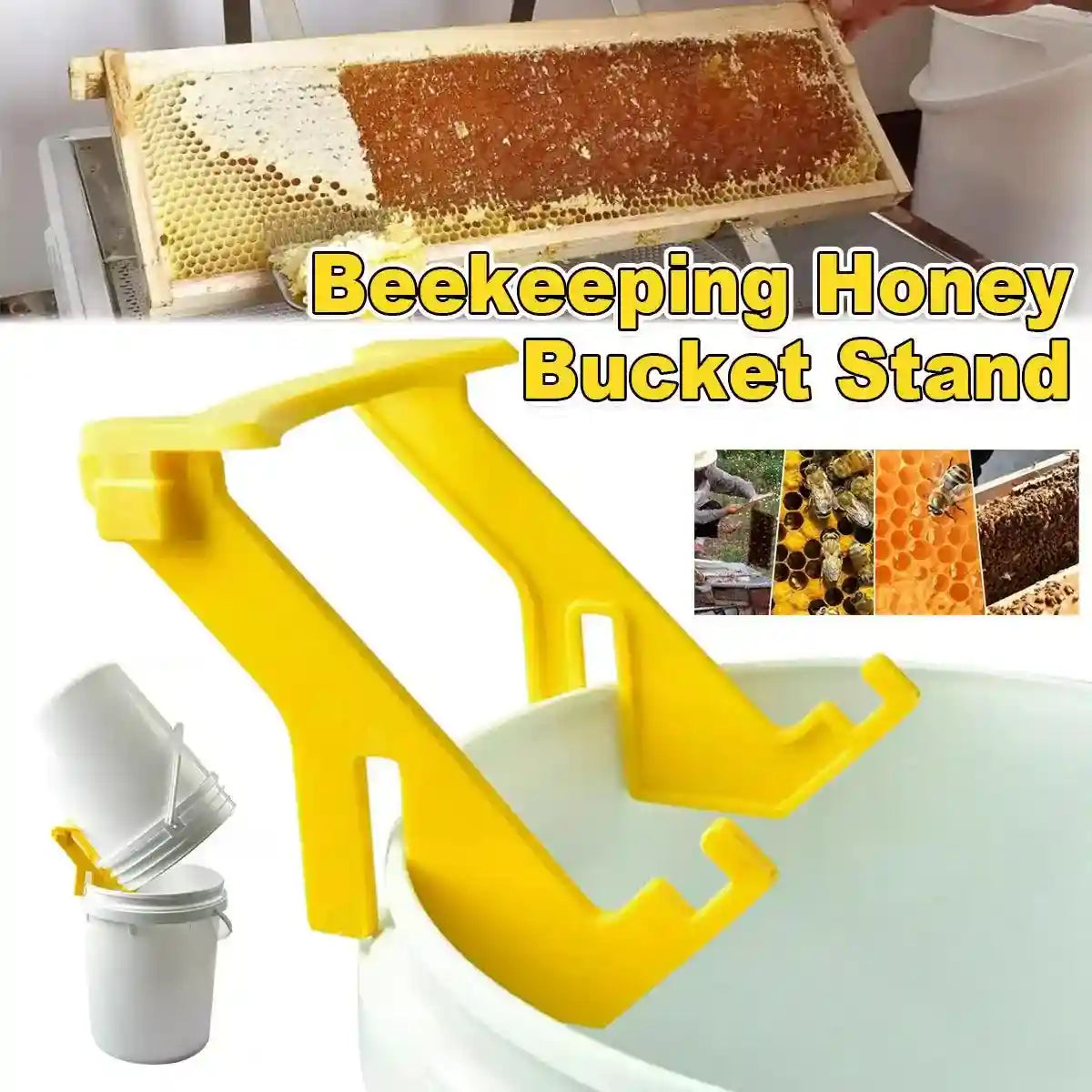 Beekeeping Honey Bucket Stand Durable & Practical Extraction Tool