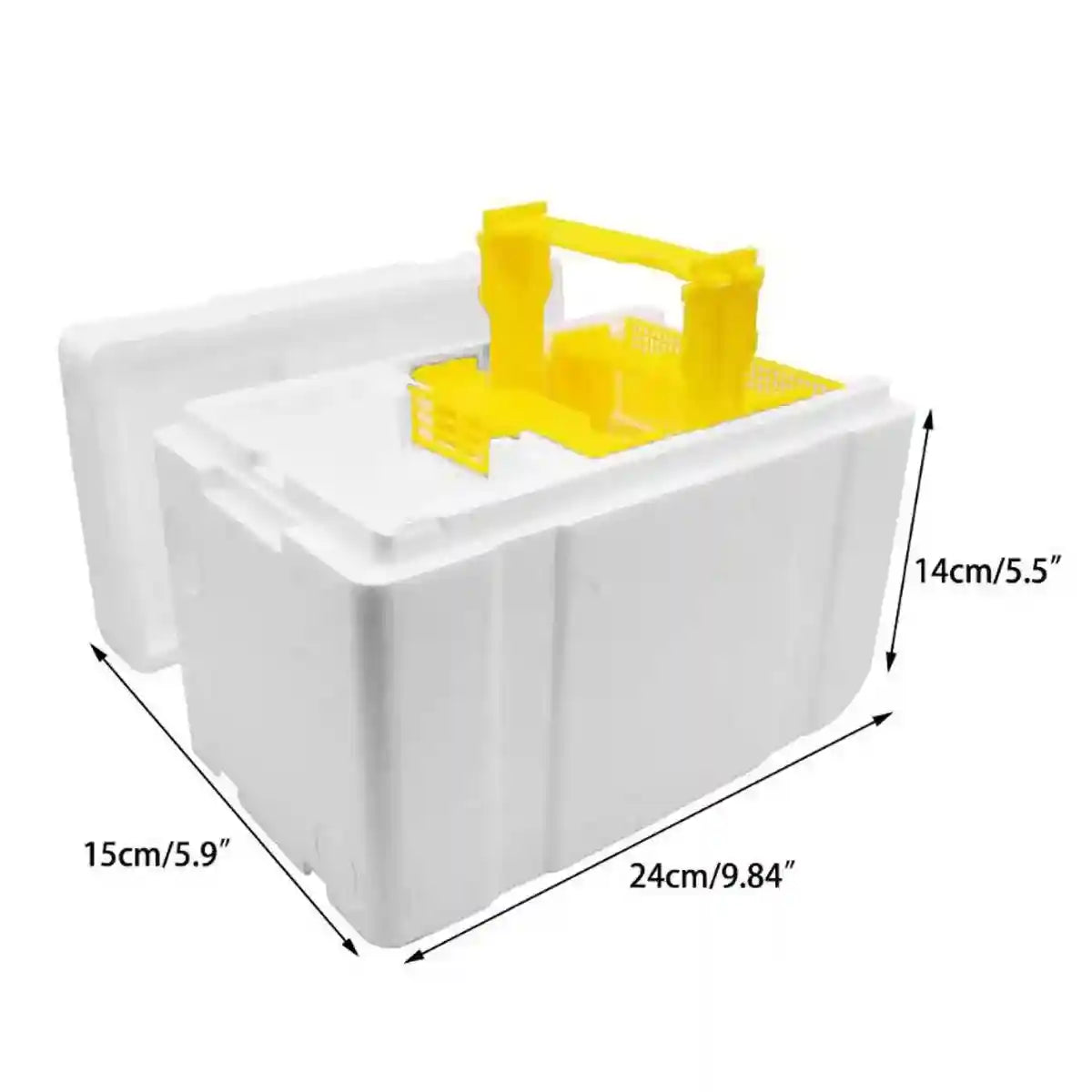 Insulated Foam Bee Boxes for Queen Rearing and Hive Expansion