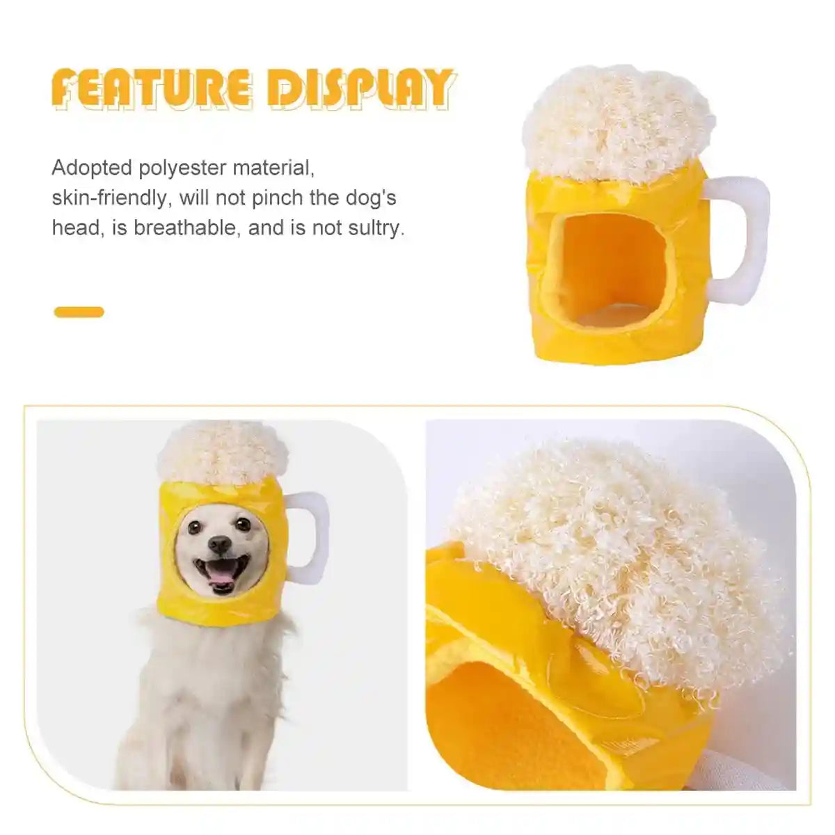 Beer Shaped Pet Hat