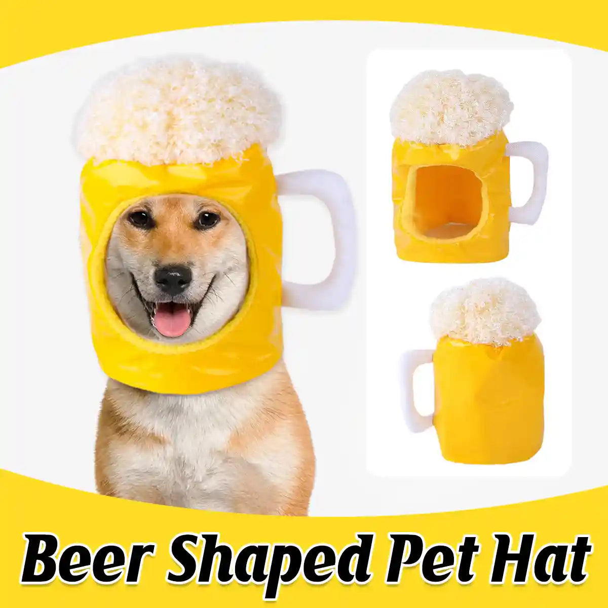 Beer Shaped Pet Hat
