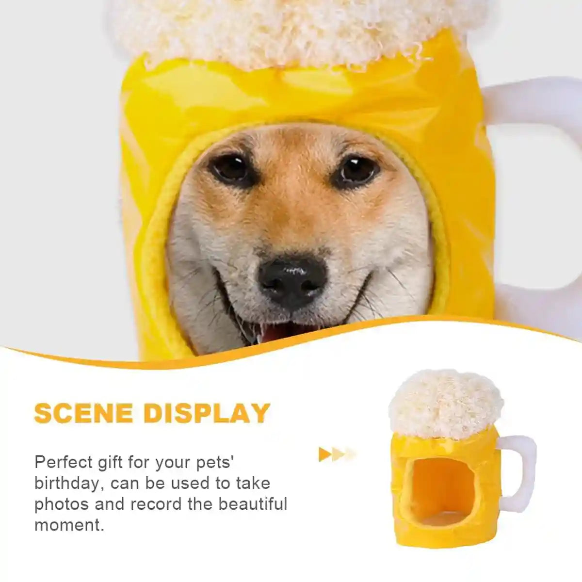 Beer Shaped Pet Hat