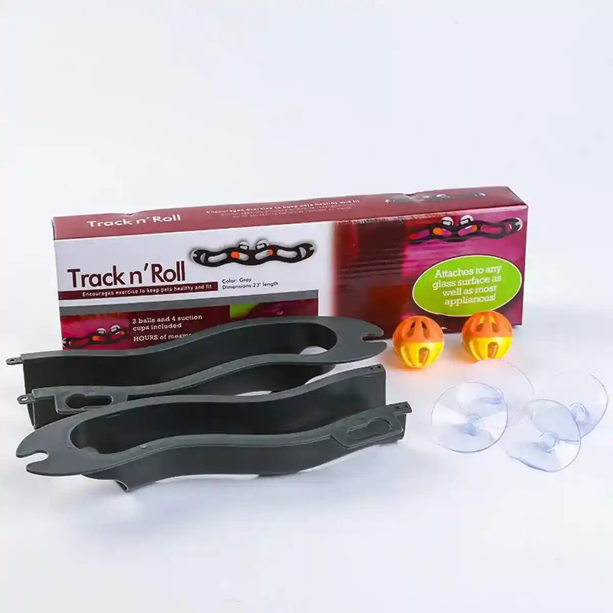 Bell Track Cat Toy with Rolling Ball and Bell Interactive Pet Toy