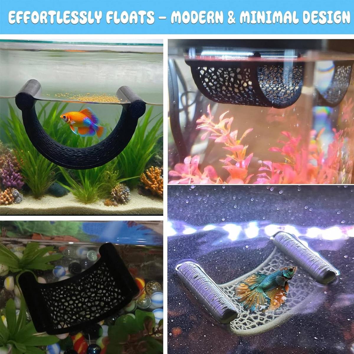 Betta Fish Hammock Floating Rest