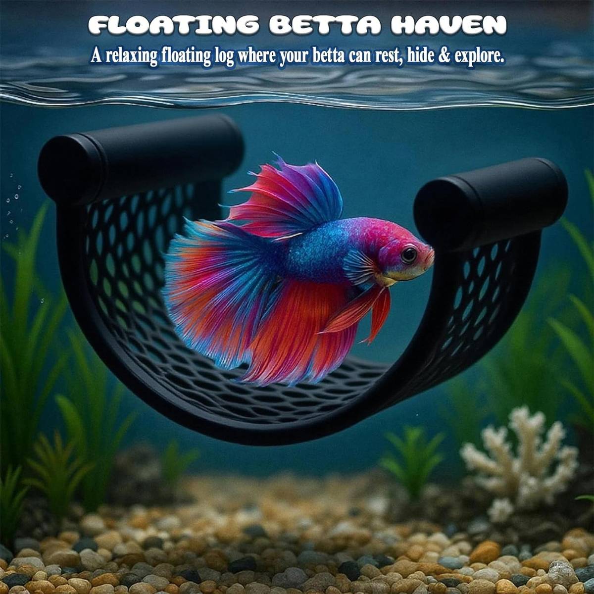 Betta Fish Hammock Floating Rest