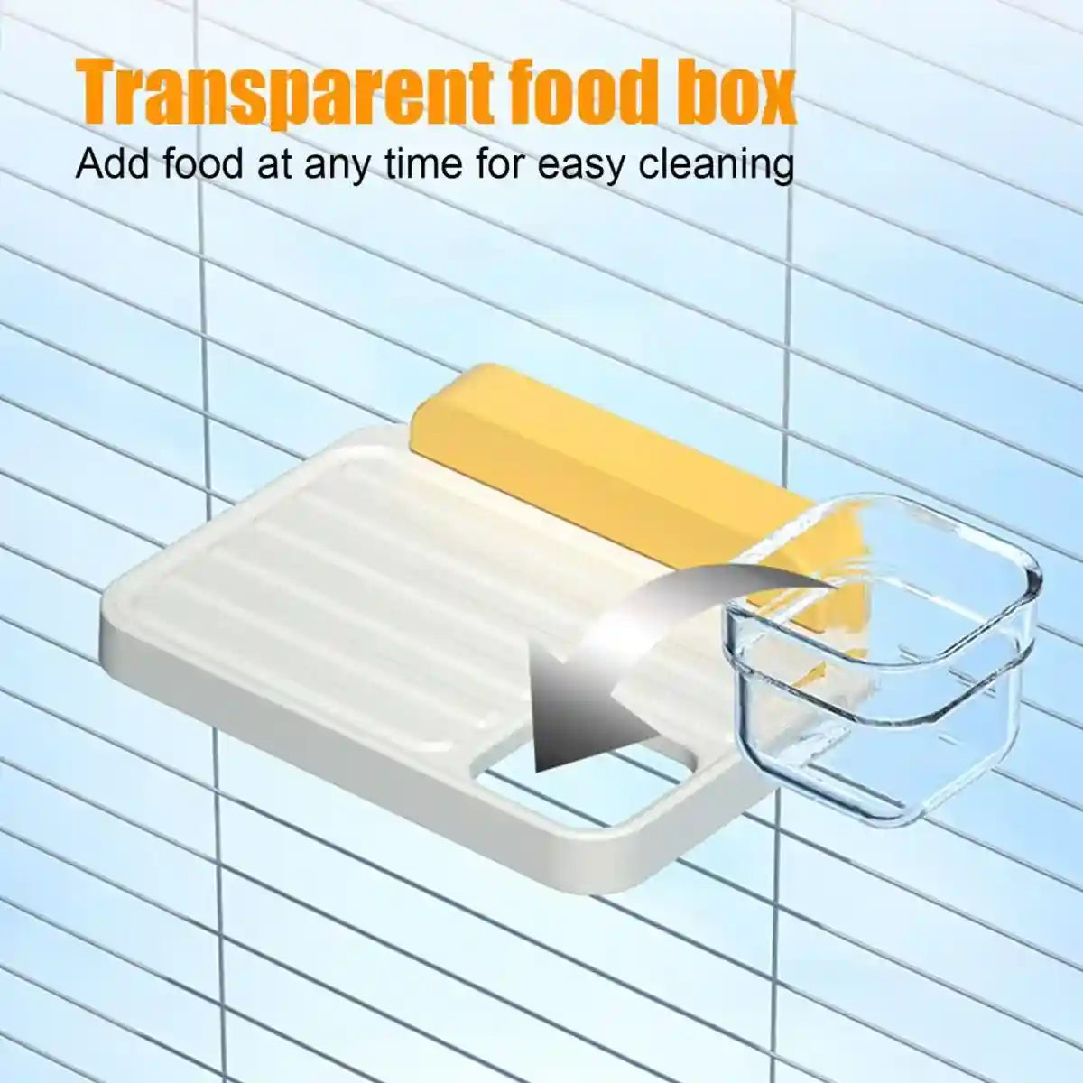 Multi-Functional Parrot Station Pole with Food Box and Swing