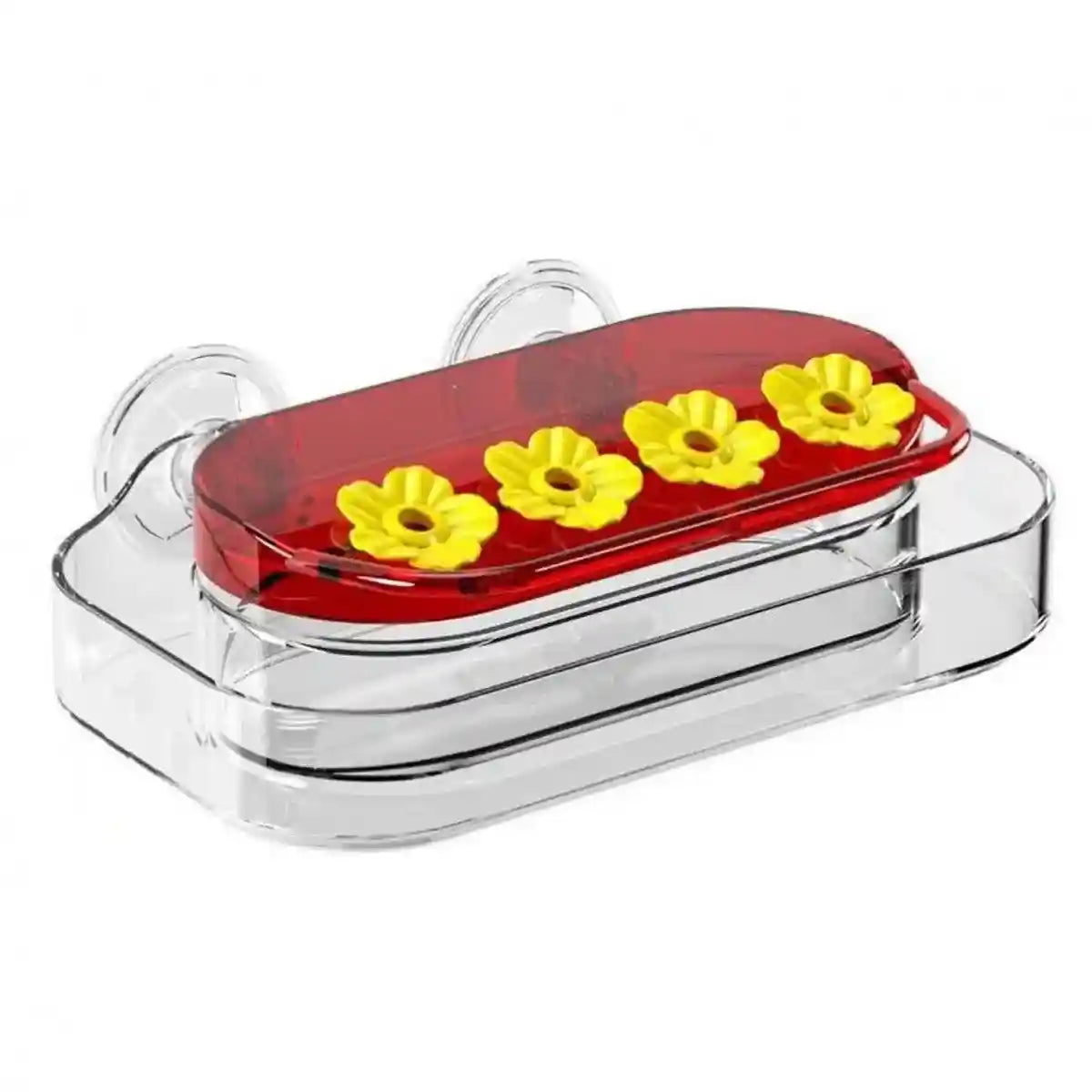 Window Hummingbird Feeder 10oz Capacity with Suction Cup and Ant Moat