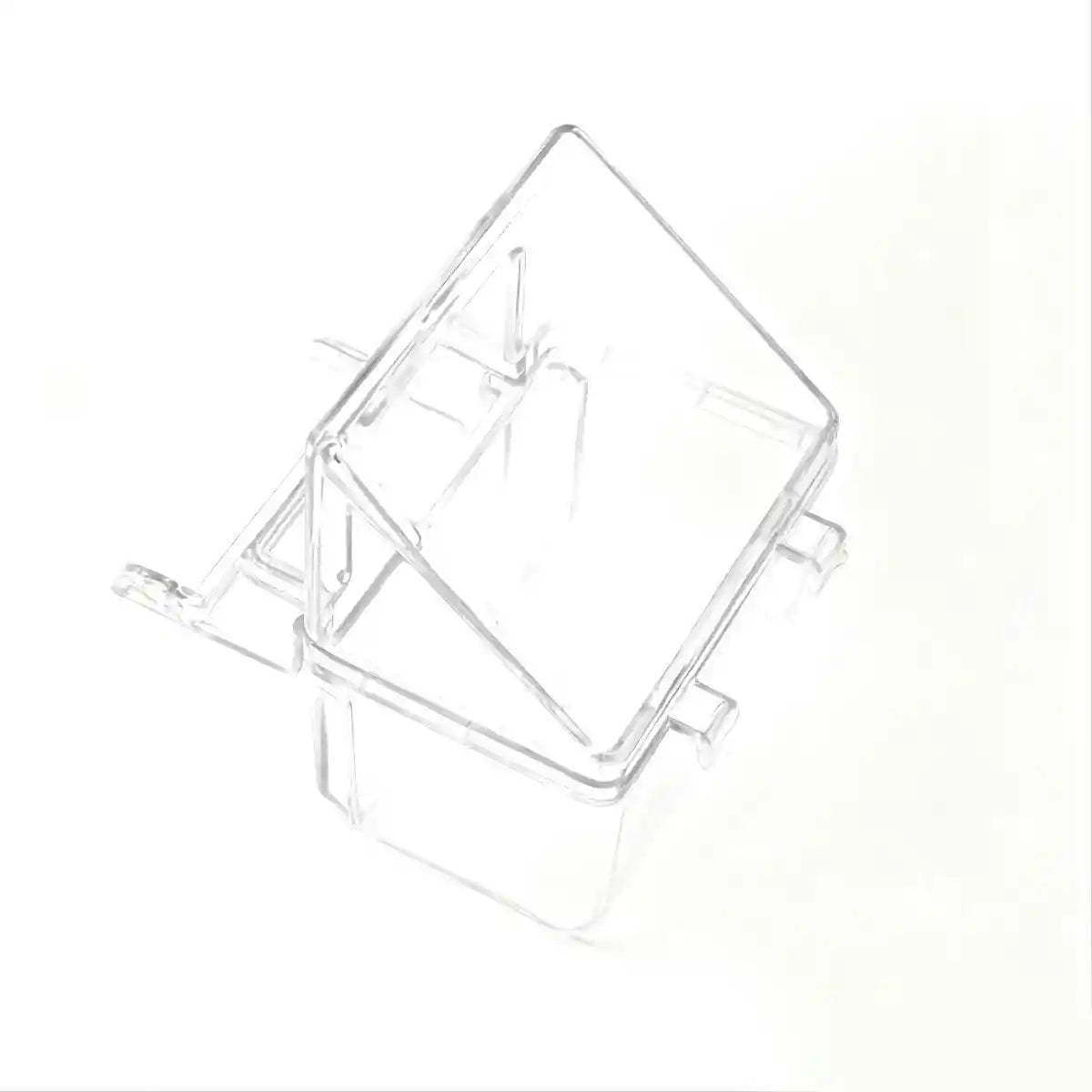 Transparent Plastic Birdcage Food Water Cup Anti-Splash Feeder Bowl