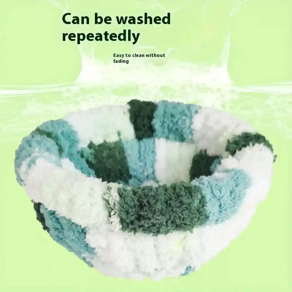 Soft Plush Bird Nest with Wooden Perch Cozy Cage Bed for Small Birds