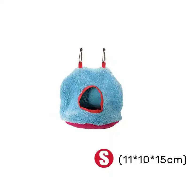 Cozy Parrot House Hammock Hut for Birds S/M/L
