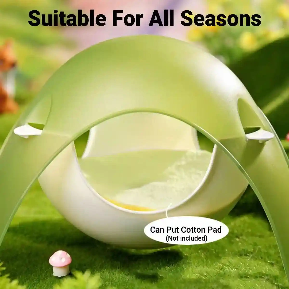 Durable Hummingbird House Space Capsule Bird Shelter for Small Birds