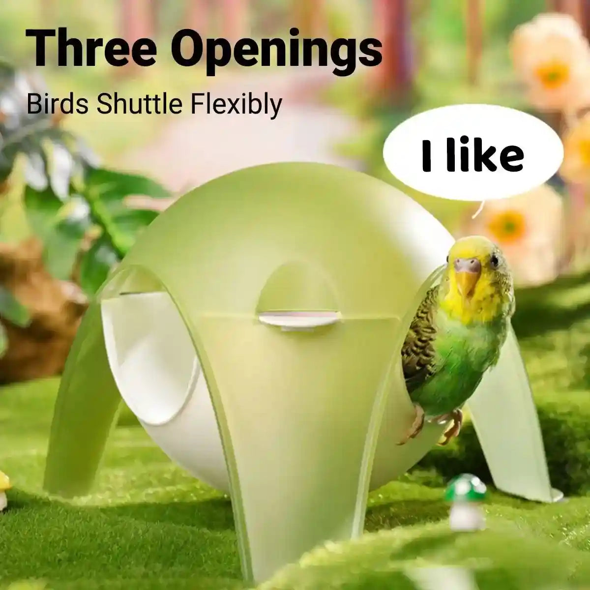 Durable Hummingbird House Space Capsule Bird Shelter for Small Birds