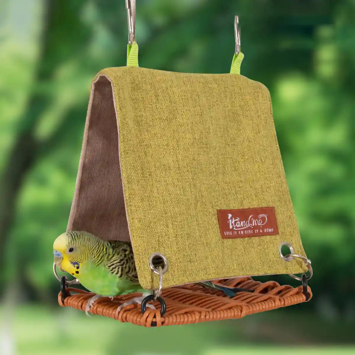 Breathable Bird Nest Hammock for Small Parrots Summer Hanging Bed