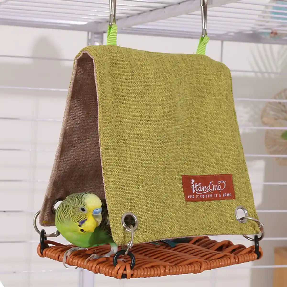 Breathable Bird Nest Hammock for Small Parrots Summer Hanging Bed