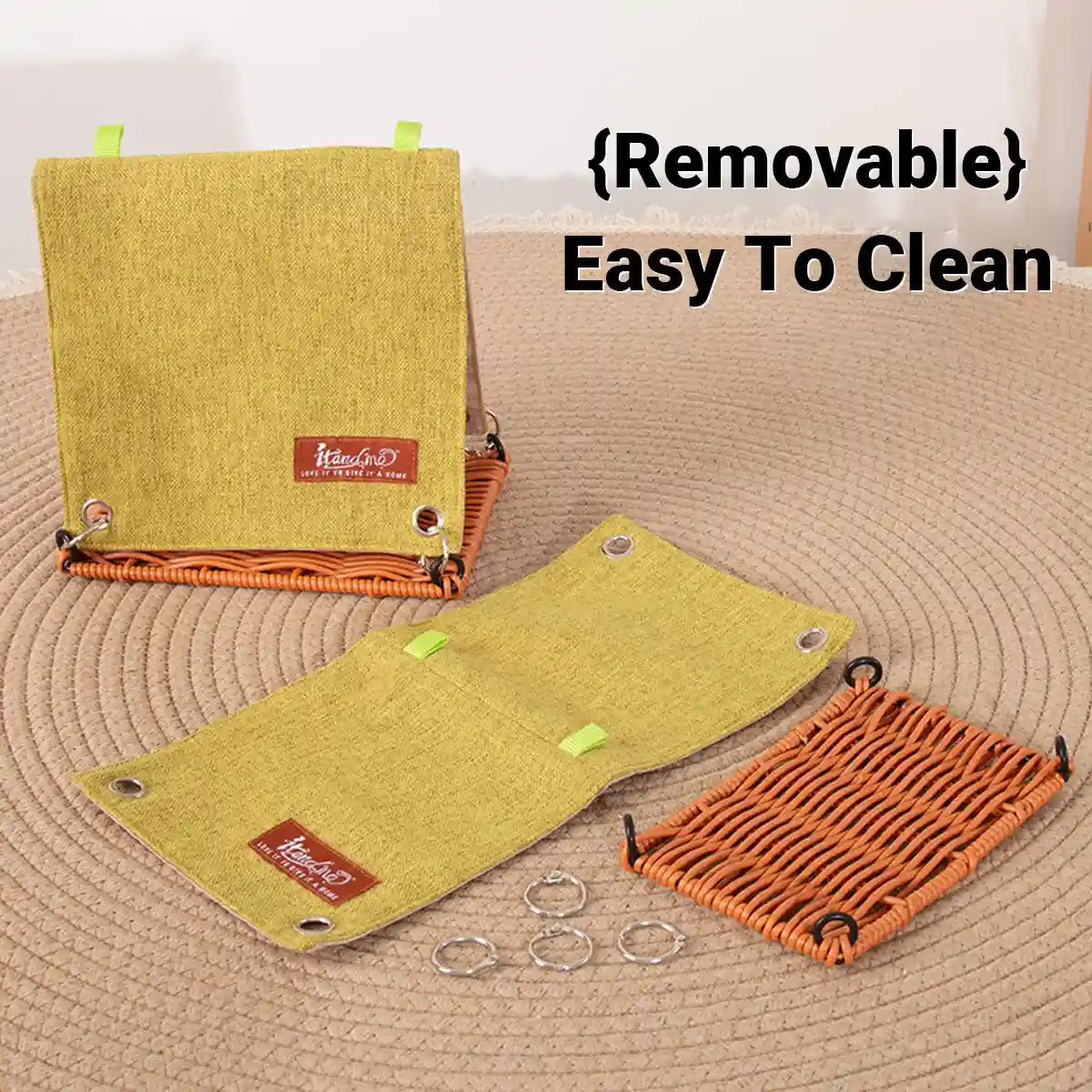 Breathable Bird Nest Hammock for Small Parrots Summer Hanging Bed