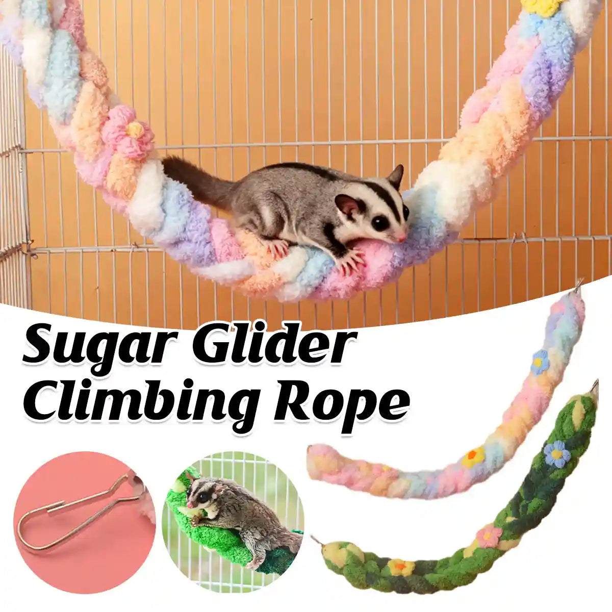 Sugar Glider Climbing Rope Hammock