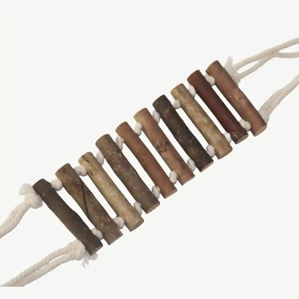 Wooden Parrot Ladder Toy 2PCS Hanging Bridge for Birds Cage