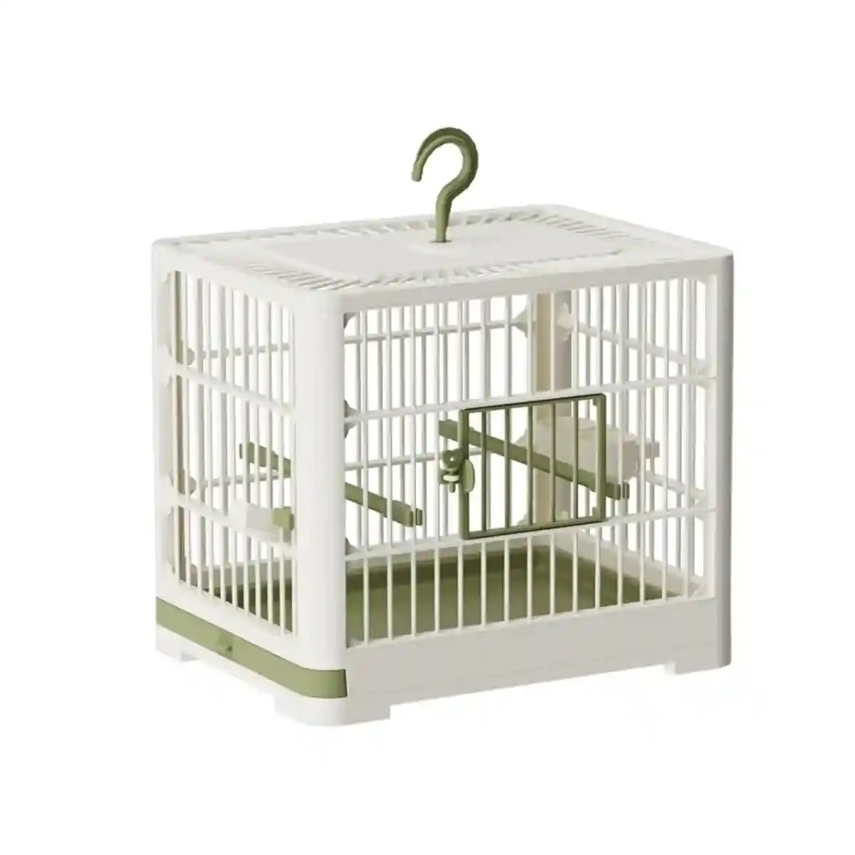 Portable Bird Cage with Tray & Hook Travel Cage for Small Birds