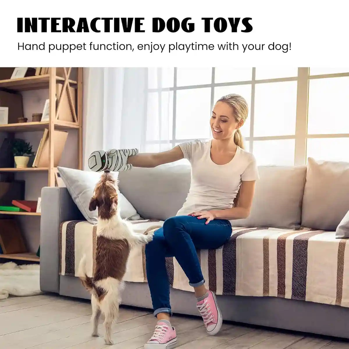 Mummy Plush Dog Toy Set 9-in-1 Interactive