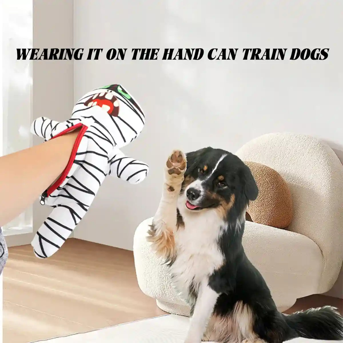 Mummy Plush Dog Toy Set 9-in-1 Interactive