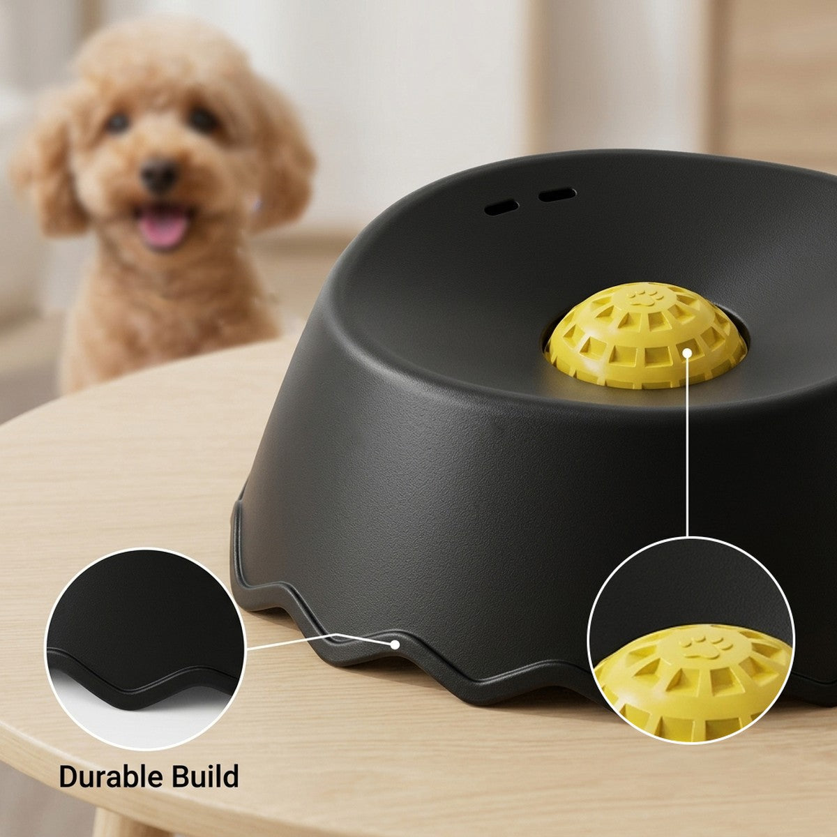Slow Feeder Dog Lick Bowl for Wet Food