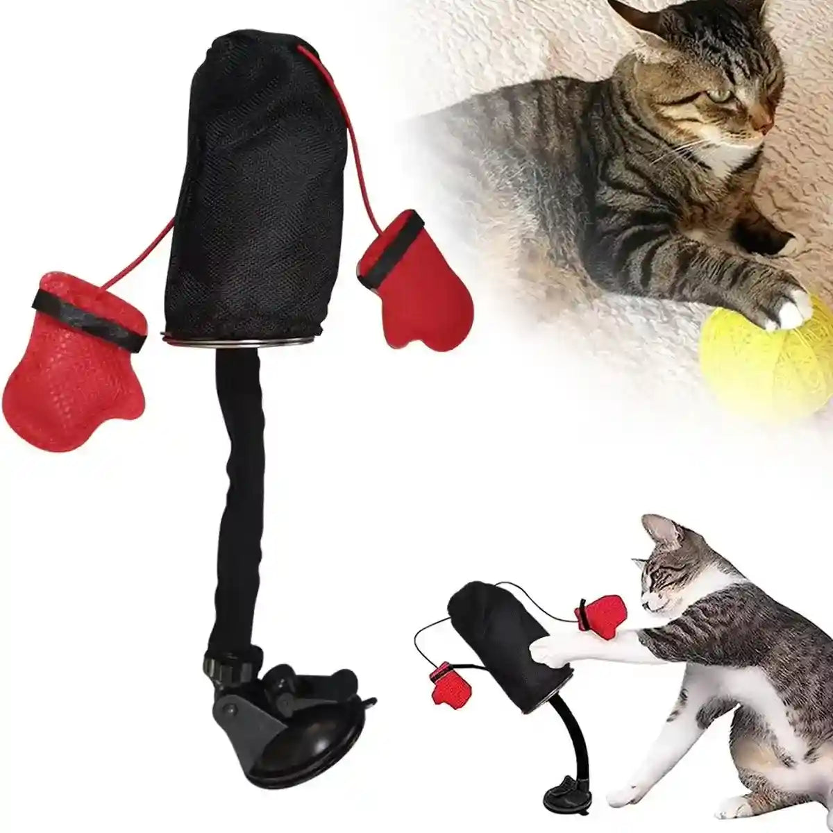 Interactive Cat Boxing Toy Fun Punching Bag for Active Play