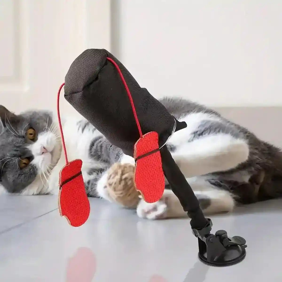 Interactive Cat Boxing Toy Fun Punching Bag for Active Play