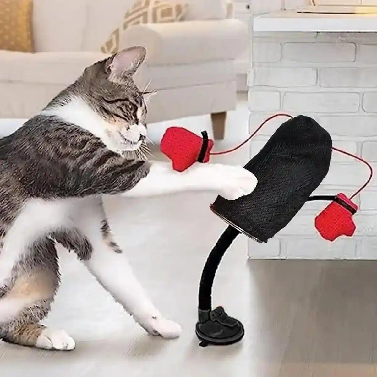 Interactive Cat Boxing Toy Fun Punching Bag for Active Play