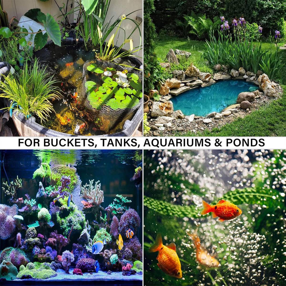 Aquarium Air Stone Diffuser 150mm | Fish Tank Oxygen Bubble Bar