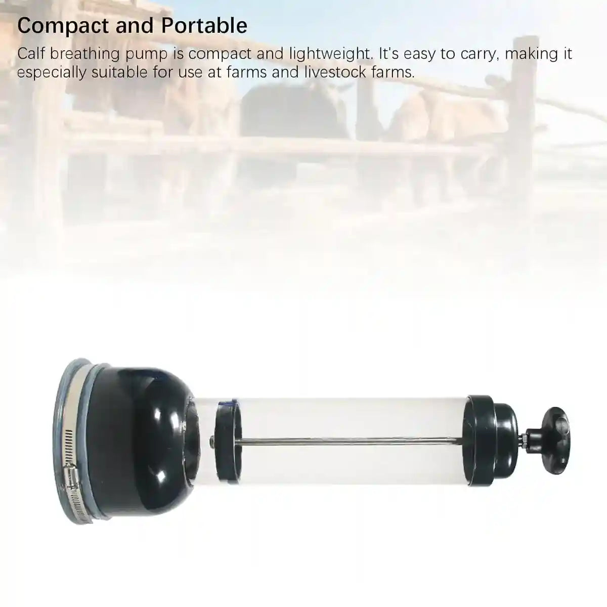 Emergency Calf Pump for Newborn Resuscitation Adjustable Suction Tool