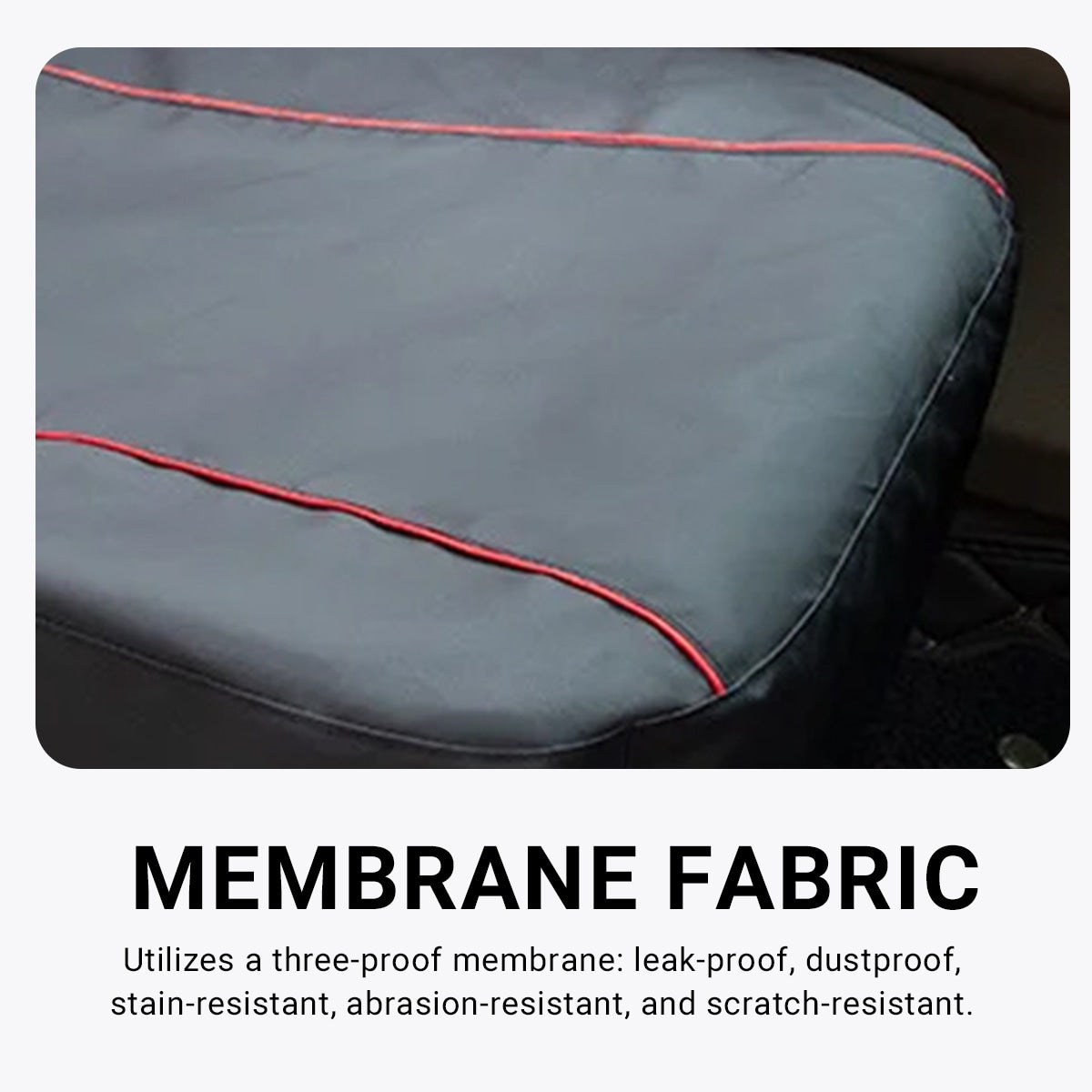 Waterproof Dog Car Front Seat Cover, Pet Seat Cushion Protector