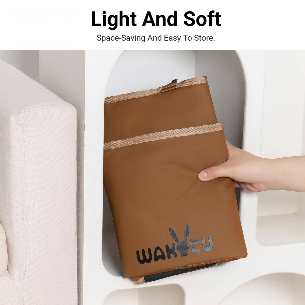 Wakytu Car Rear Seat Pet Cushion Waterproof Protector