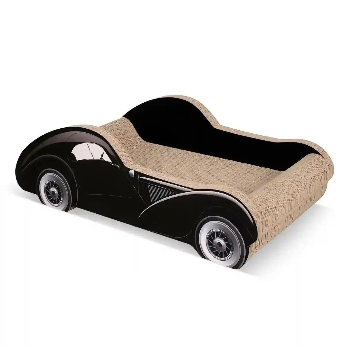 Luxury Car-Shaped Cat Scratcher Bed Cardboard Lounger