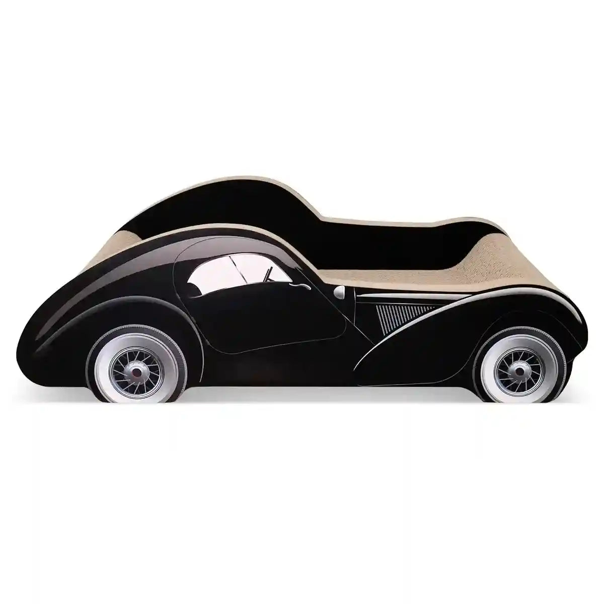 Luxury Car-Shaped Cat Scratcher Bed Cardboard Lounger