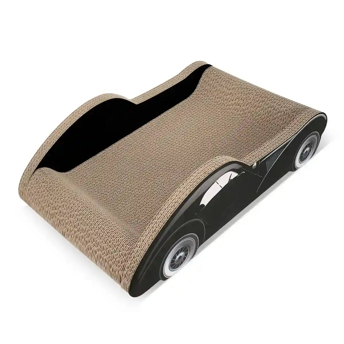 Luxury Car-Shaped Cat Scratcher Bed Cardboard Lounger