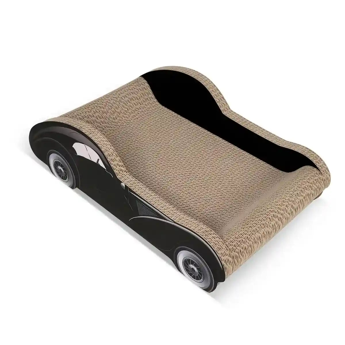 Luxury Car-Shaped Cat Scratcher Bed Cardboard Lounger