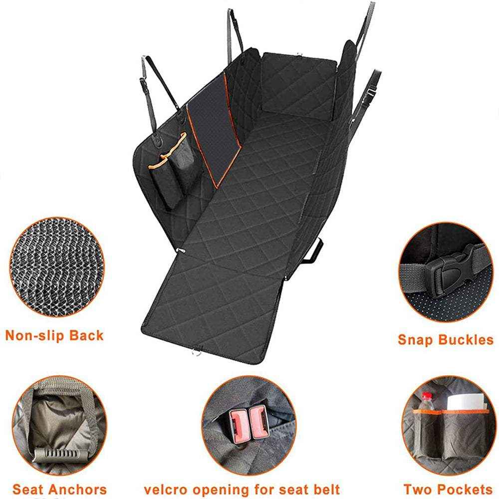 Pet Car Back Seat Cover Package Content 5pcs