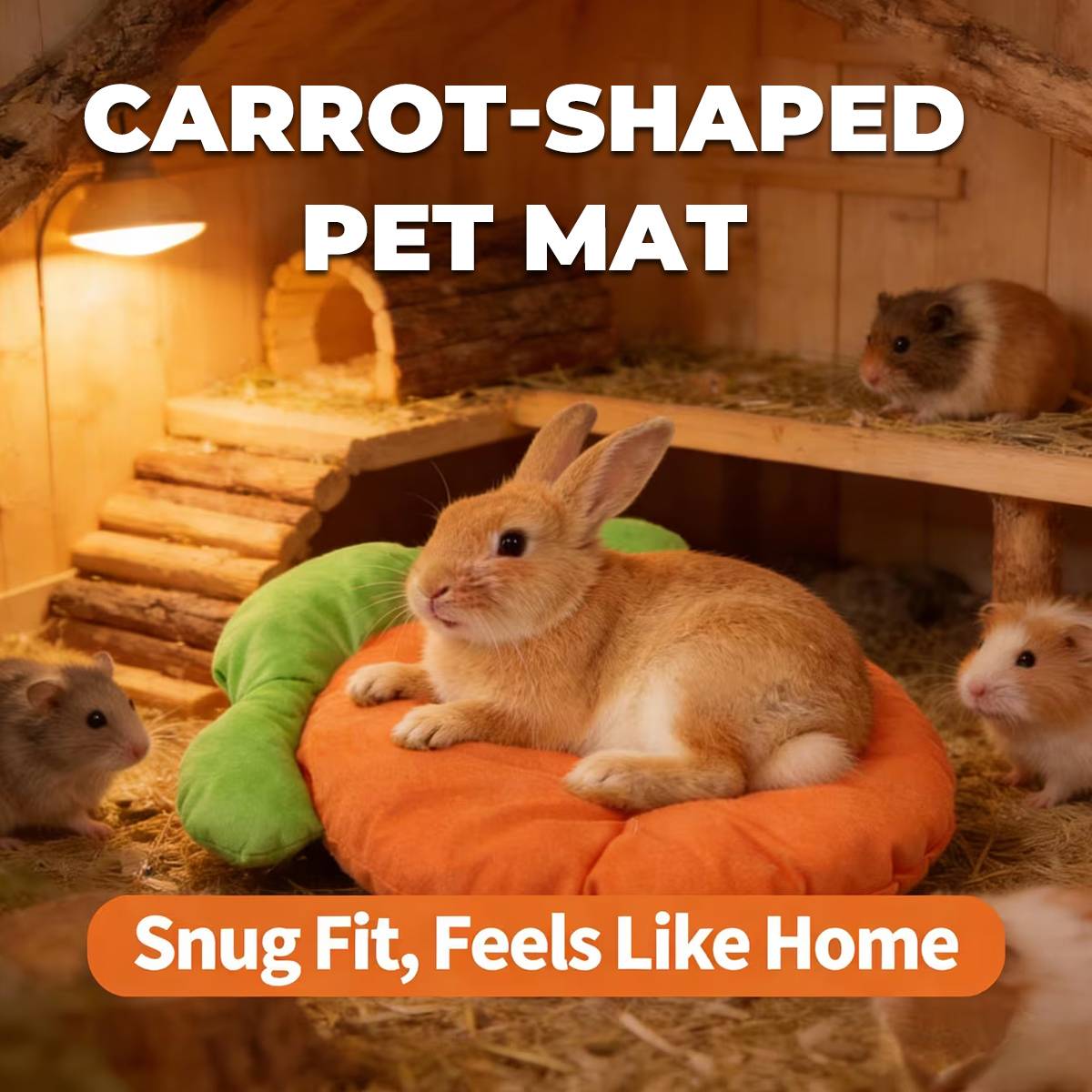 Carrot Shaped Pet Mat