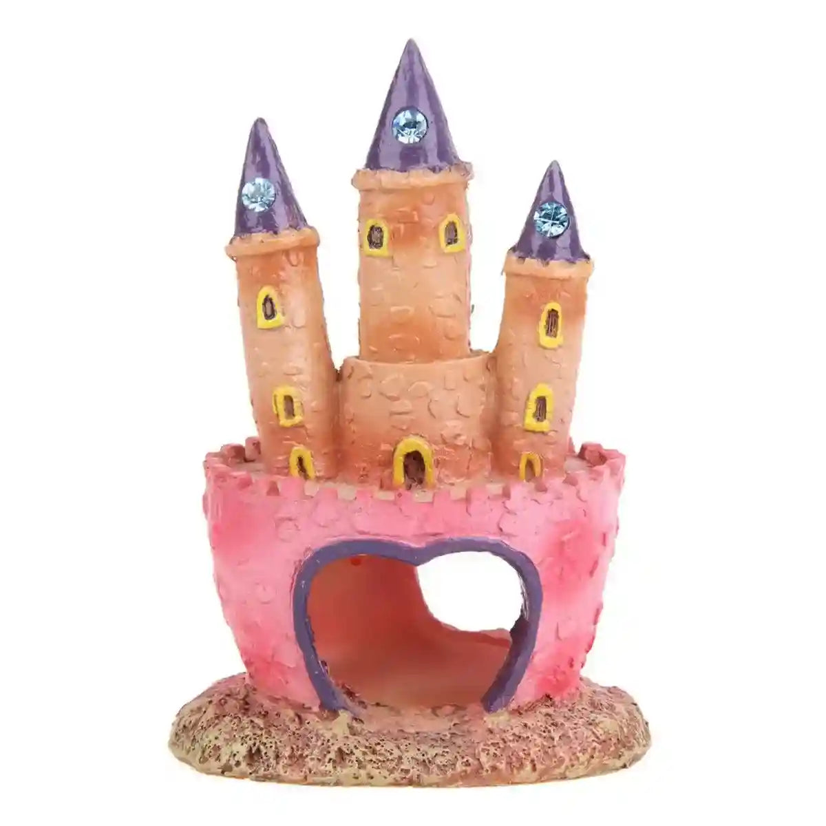 Resin Castle Aquarium Ornament Decorative Fish Tank Hideout