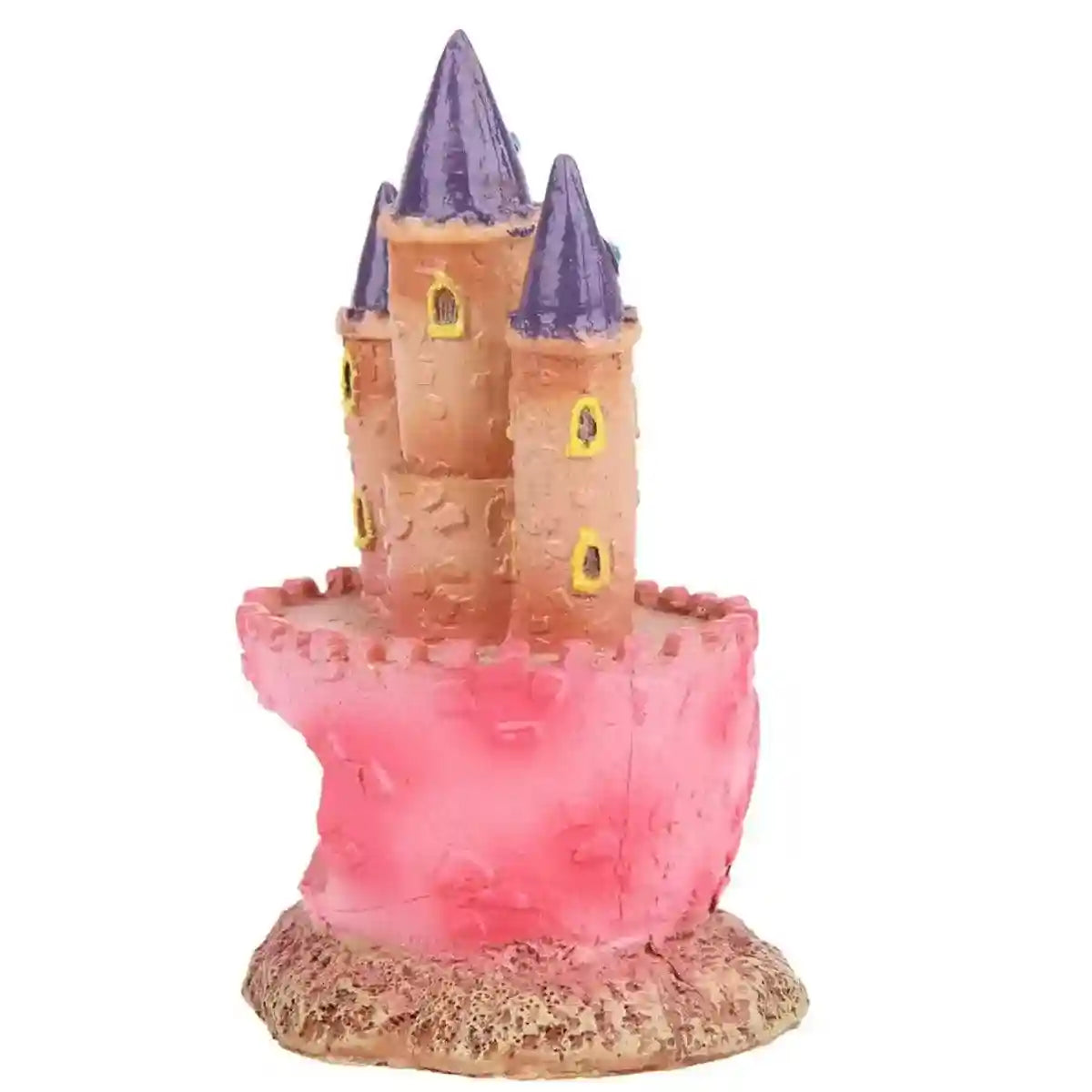 Resin Castle Aquarium Ornament Decorative Fish Tank Hideout