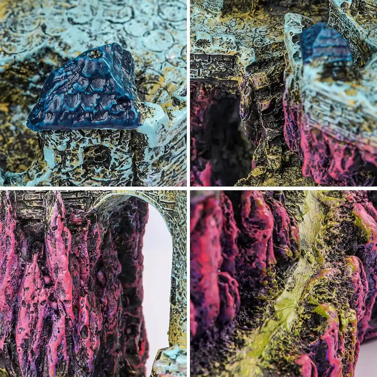 Fantasy Castle Ornament Fish Tank Decoration for Aquariums and Terrariums