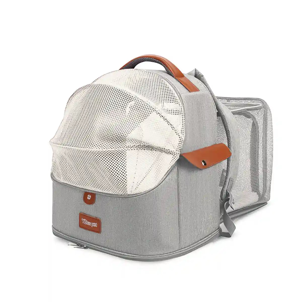 Breathable Pet Travel Backpack Carrier Portable & Expandable Design