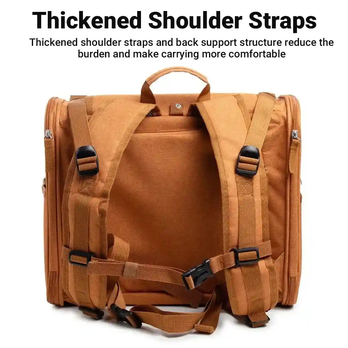 Expandable Pet Travel Backpack Carrier Breathable Cat Bag