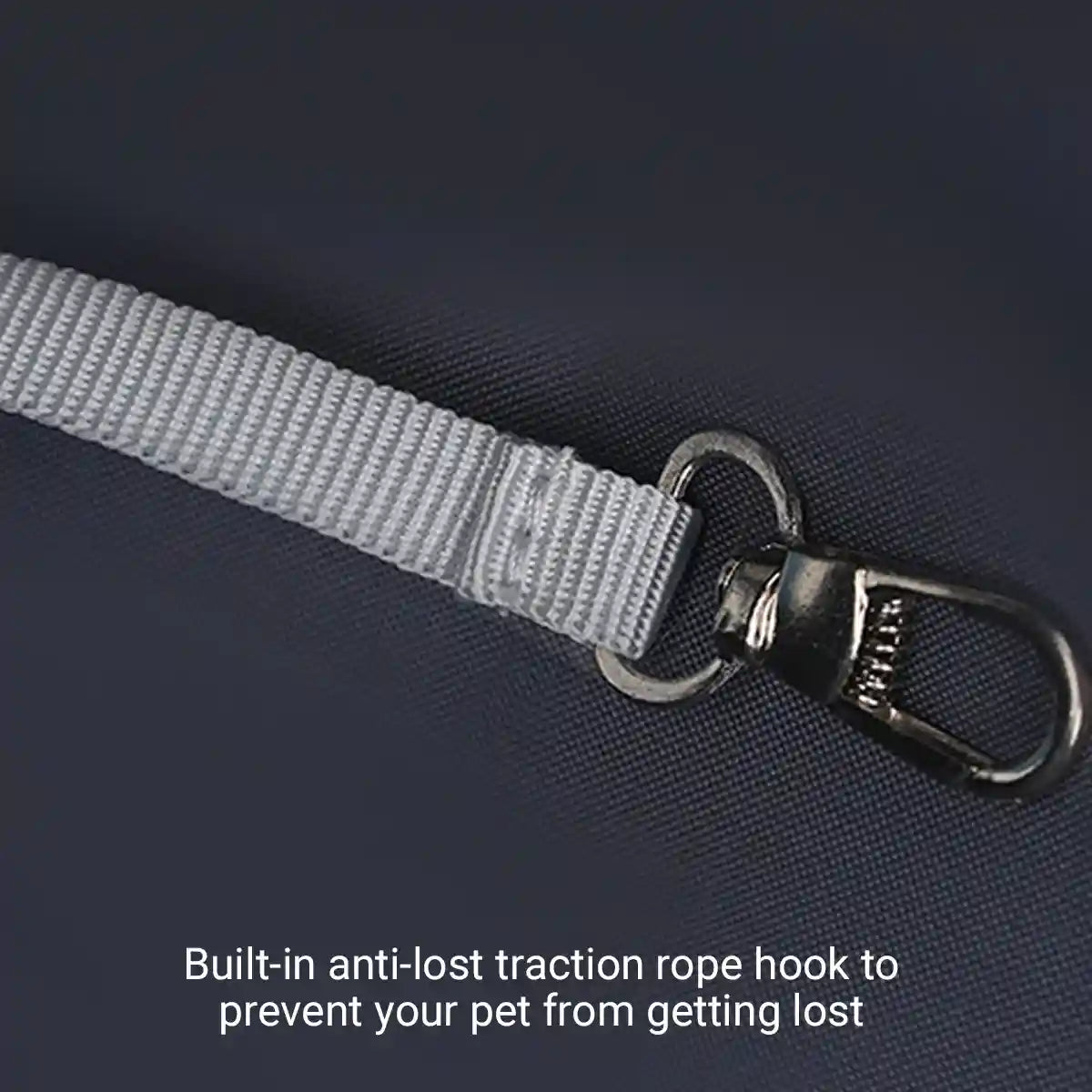 Portable Cat Backpack Blue Nylon Breathable Travel Carrier