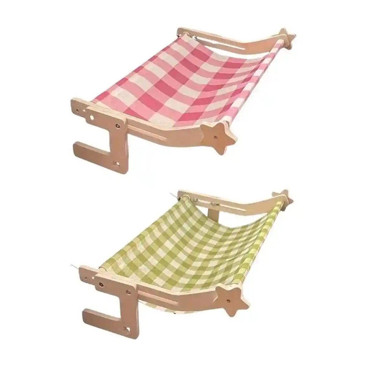 Space-Saving Cat Hanging Bed Adjustable Hammock for Windows & Beds