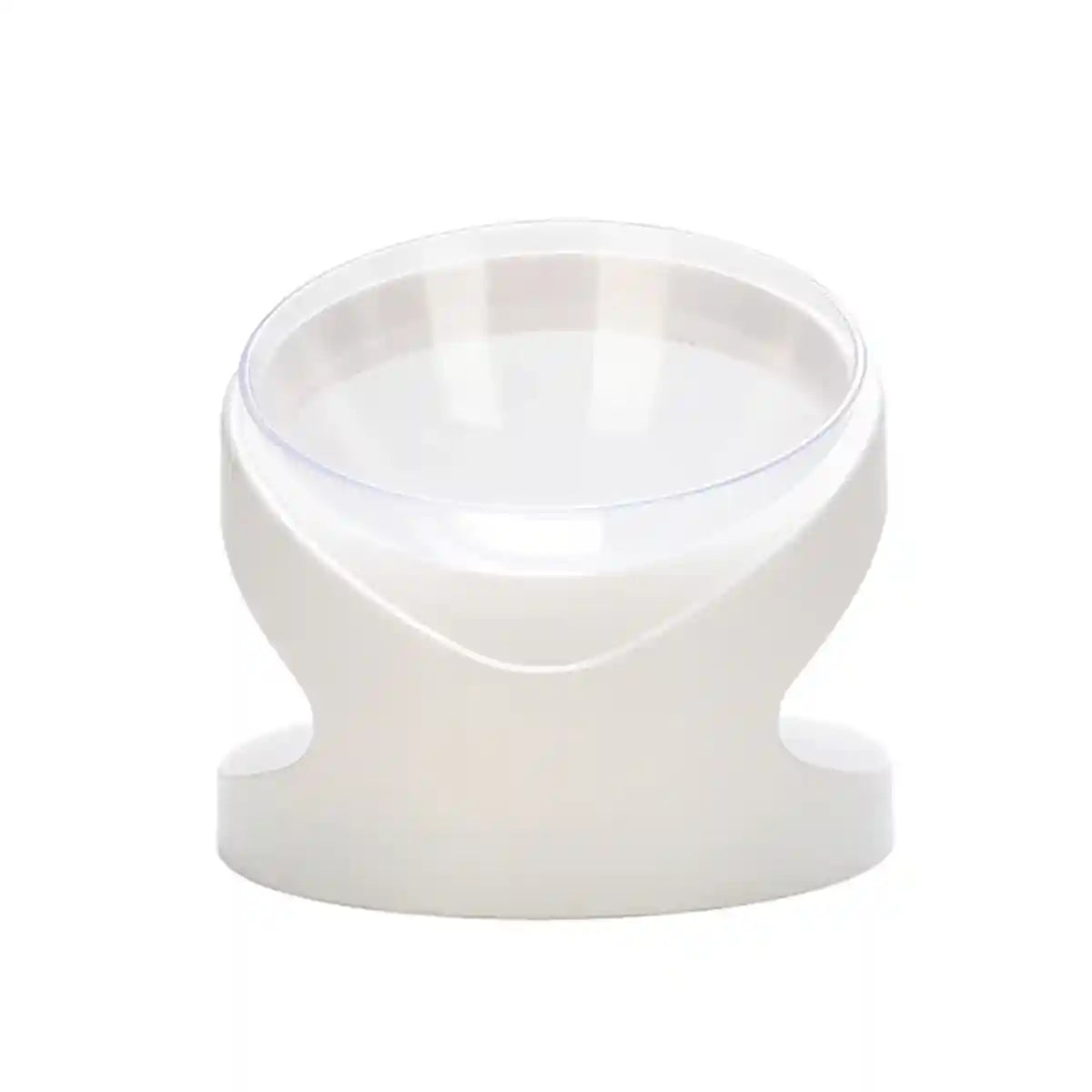 15° Tilted Cat Bowl Elevated Anti-Slip Pet Feeder for Cats & Dogs