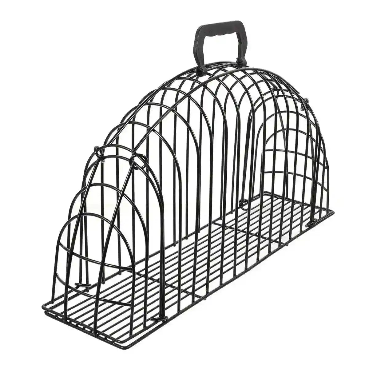 Secure Metal Cat Cage for Grooming and Travel