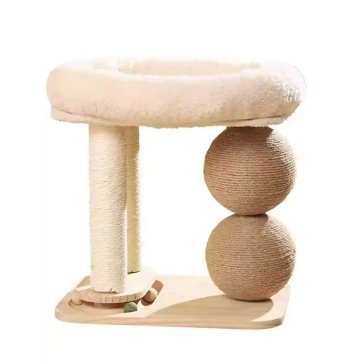 Multifunctional Pet Tower with Cat Climbing Frame and Scratching Posts