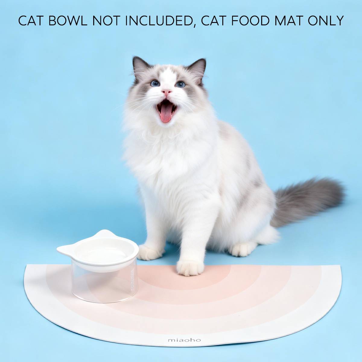 Cat Food Mat Waterproof Anti-Slip Feeding Mat